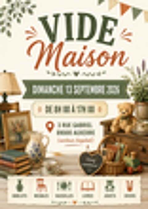 Vide Maison &agrave; Auxerre Vide grenier, marché aux puces, braderie