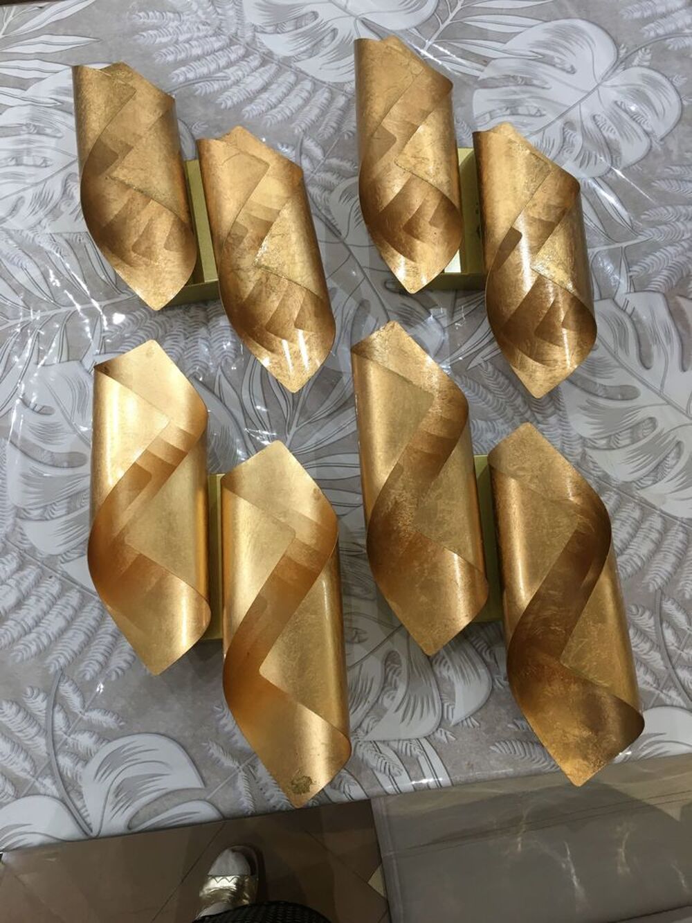 Applique murale Feuille d'or Décoration