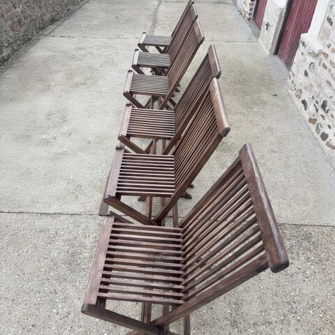 Lot de 6 Chaises Pliables de Jardin, 250 Cond�-sur-Risle (27)