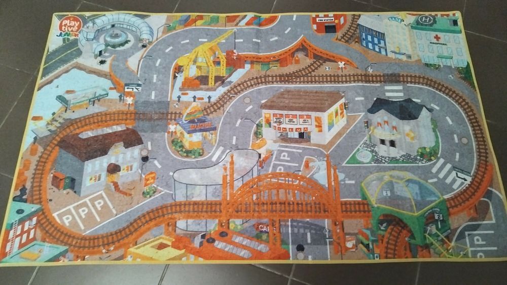 Tapis de jeu r&eacute;versible pour circuit - Playtive Junior Jeux / jouets