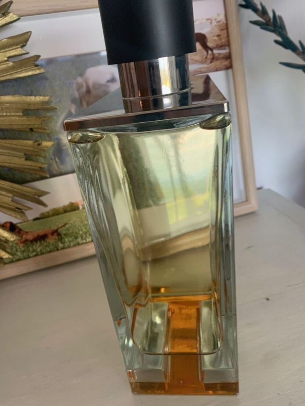 GRAND FLACON FACTICE DE PARFUM EN VERRE Décoration