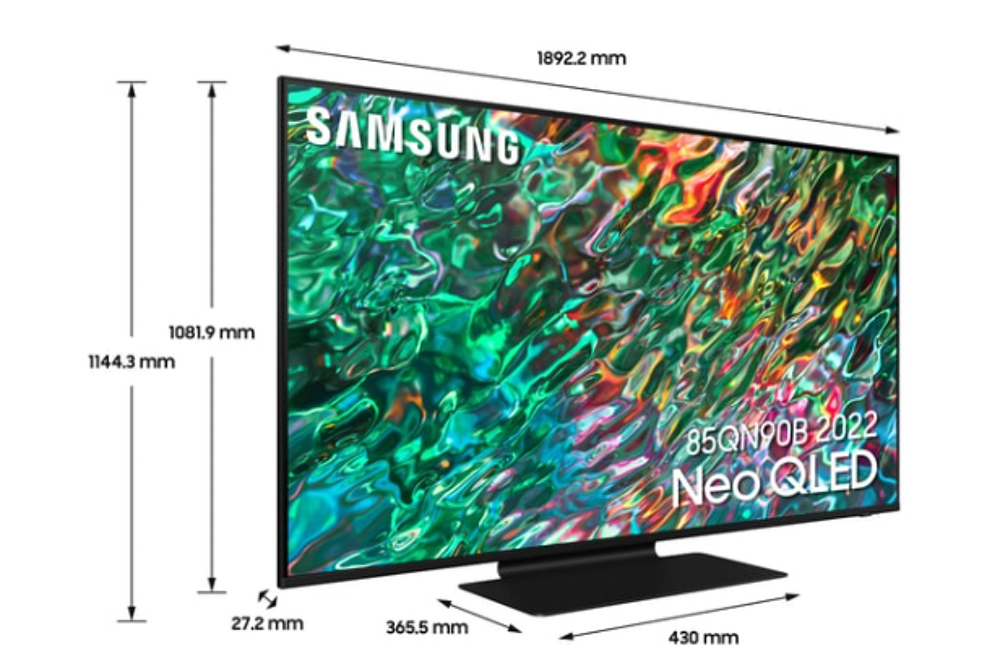 SAMSUNG T&eacute;l&eacute;vision Neo QLED 4K 214 cm QE85QN90B Photos/Video/TV