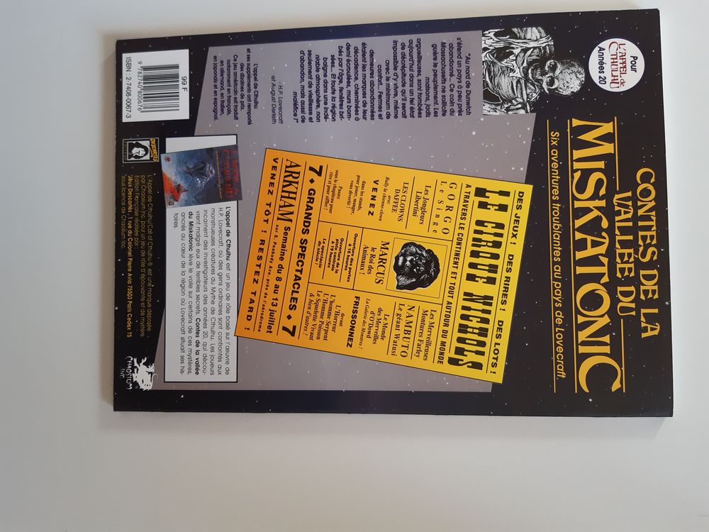 L appel de cthulhu contes de la vallee du miskatonic 