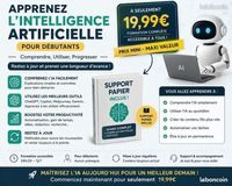   Accompagnement en Intelligence Artificielle - Tous niveaux
