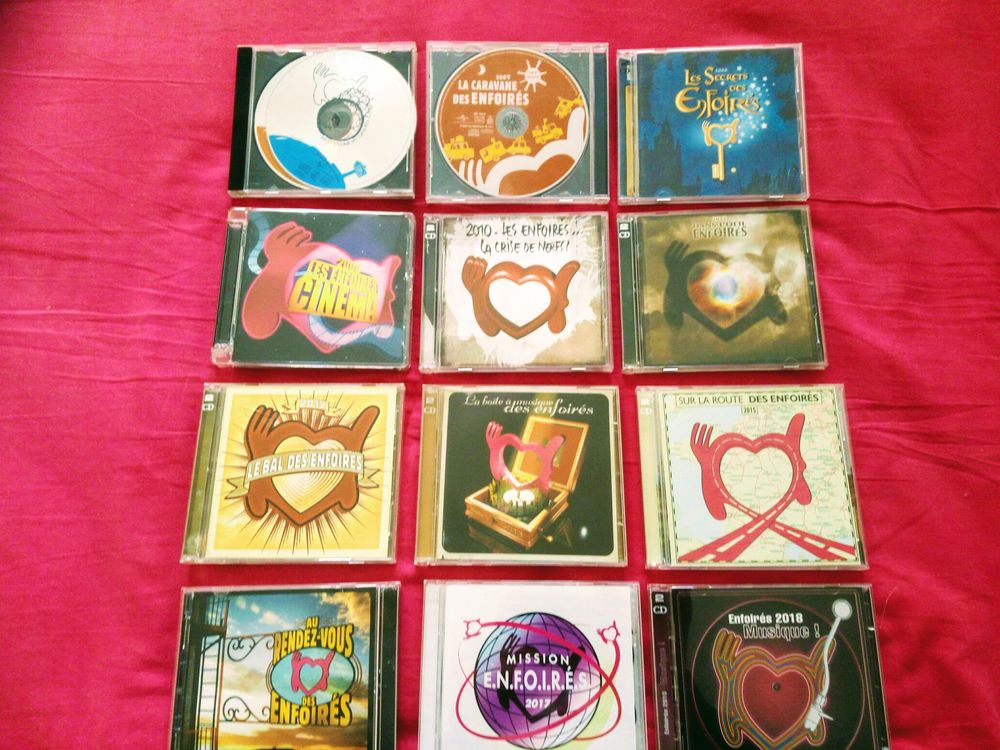 DOUBLE CD DES ENFOIRES CD et vinyles
