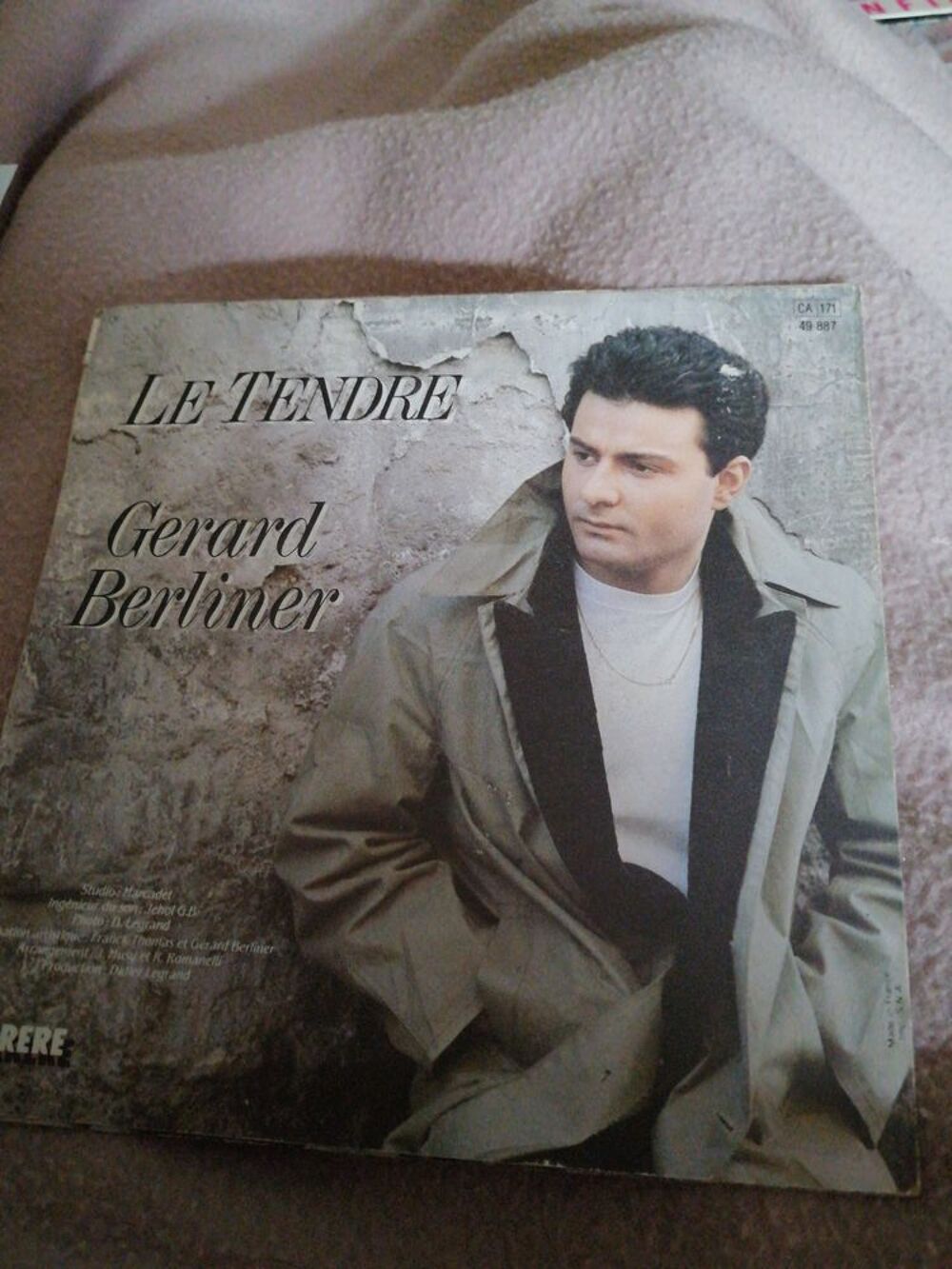 Vinyle 45 tours G&eacute;rard Berliner "Louise" 1982 CD et vinyles
