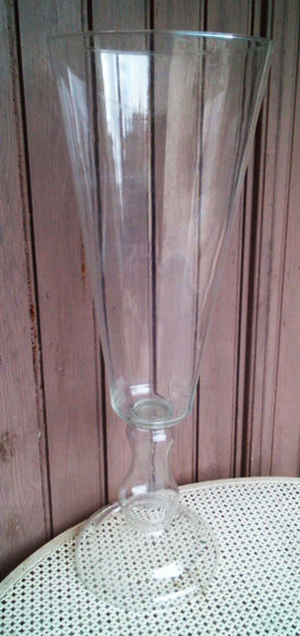 Grand Vase en verre 73 cm Décoration