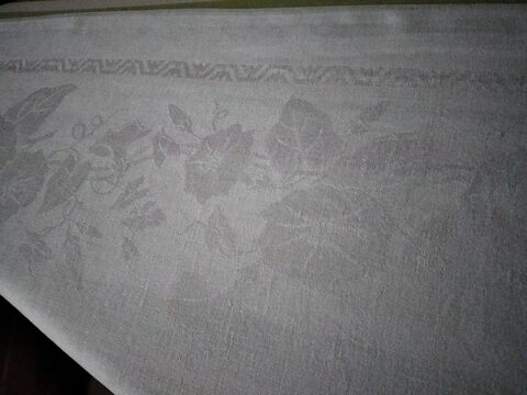 Ancienne nappe damassée 1900 48 Nevers (58)