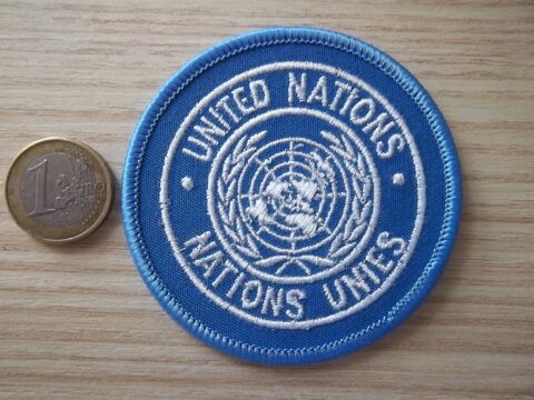 cusson ONU Nations Unies patch brod thermocollant 7 Valognes (50)