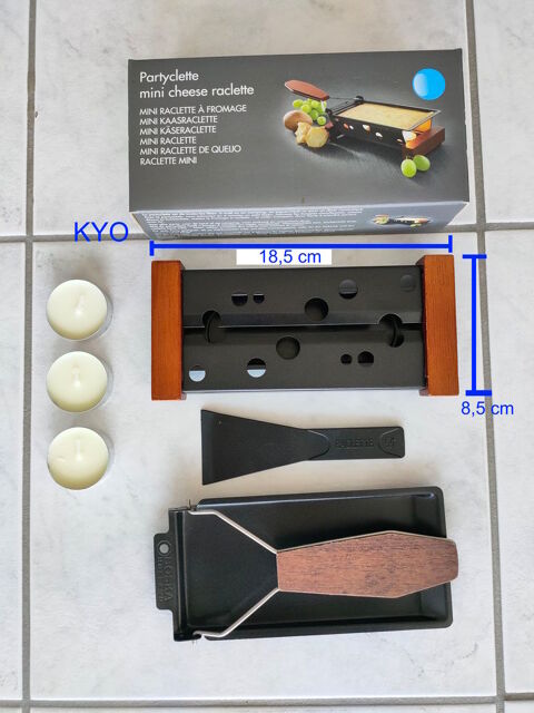 Mini appareil raclette transportable mobile petit, bougie 19 Foncine-le-Haut (39)