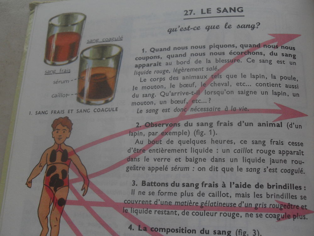 Ancien livre "les le&ccedil;ons de choses" 