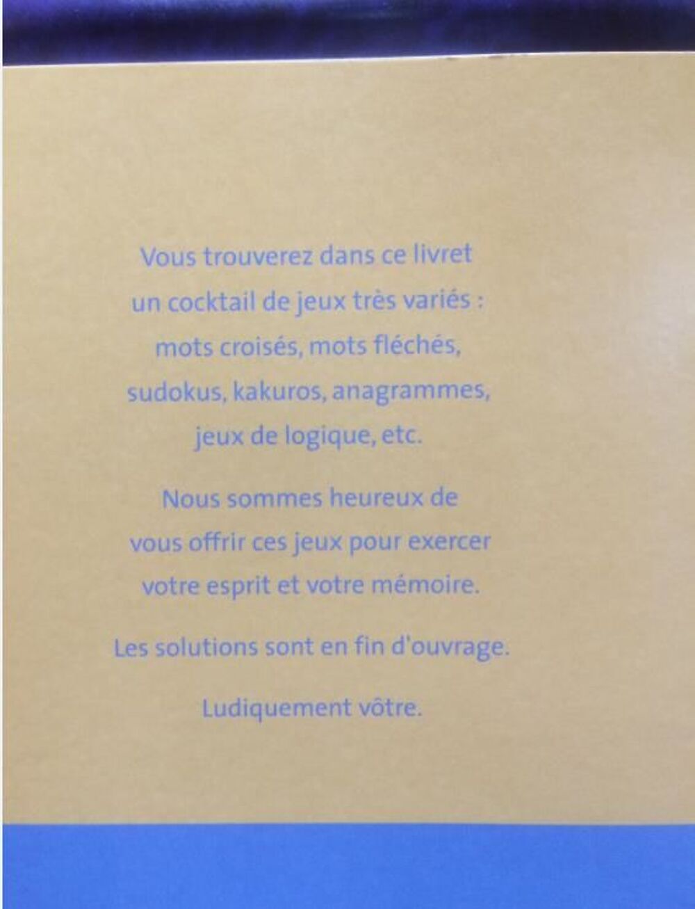 livret de jeux "65 jeux pour s'amuser et &eacute;t&eacute;" Jeux / jouets