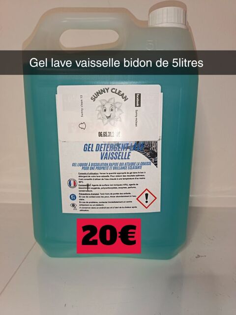 gel lave vaisselle bidon de 5 litres Port-de-Bouc (13)