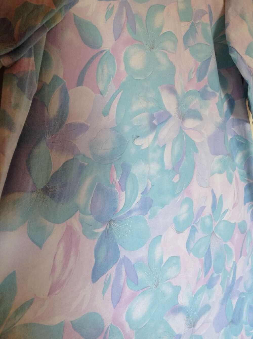 CHEMISE DE NUIT MANCHES LONGUES TONS PASTELS Vêtements