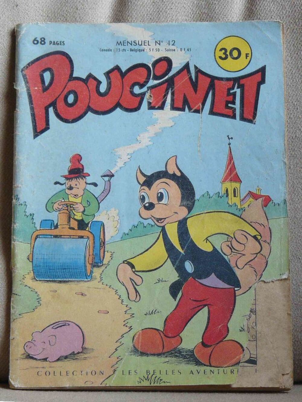Revue POUCINET n&deg; 12 du 7 mai 1959 - Format 13x18 Livres et BD