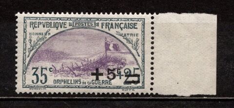 Timbre de France n� 166**, bdf, superbe 6 Cholet (49)
