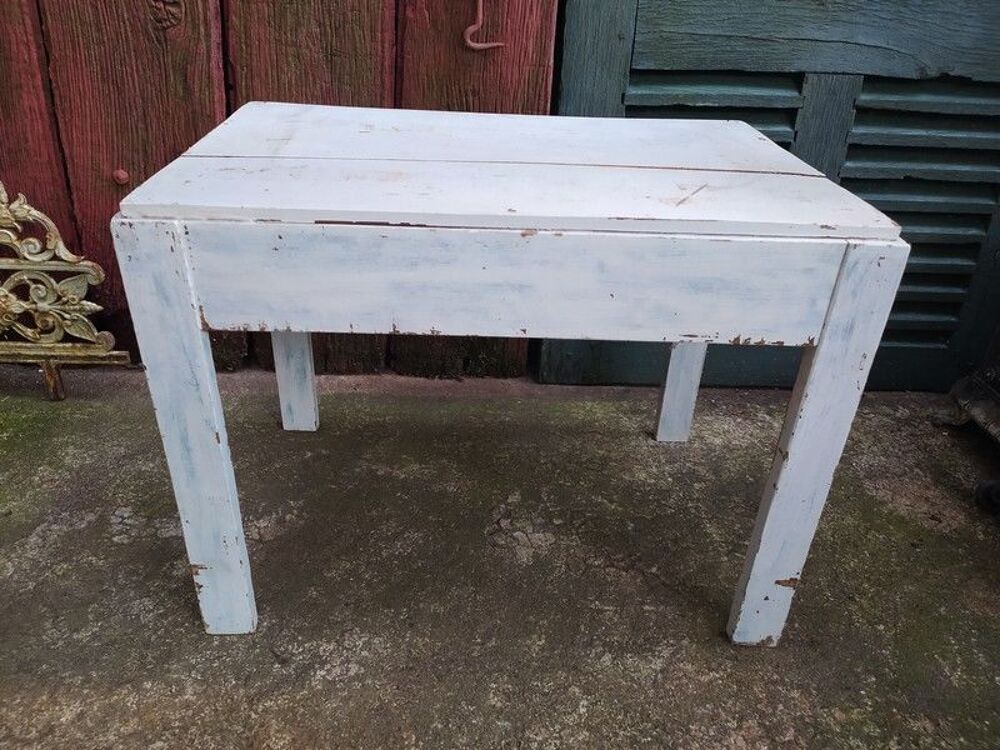 Petite Table Basse Bois Patine Art D&eacute;co 
Meubles