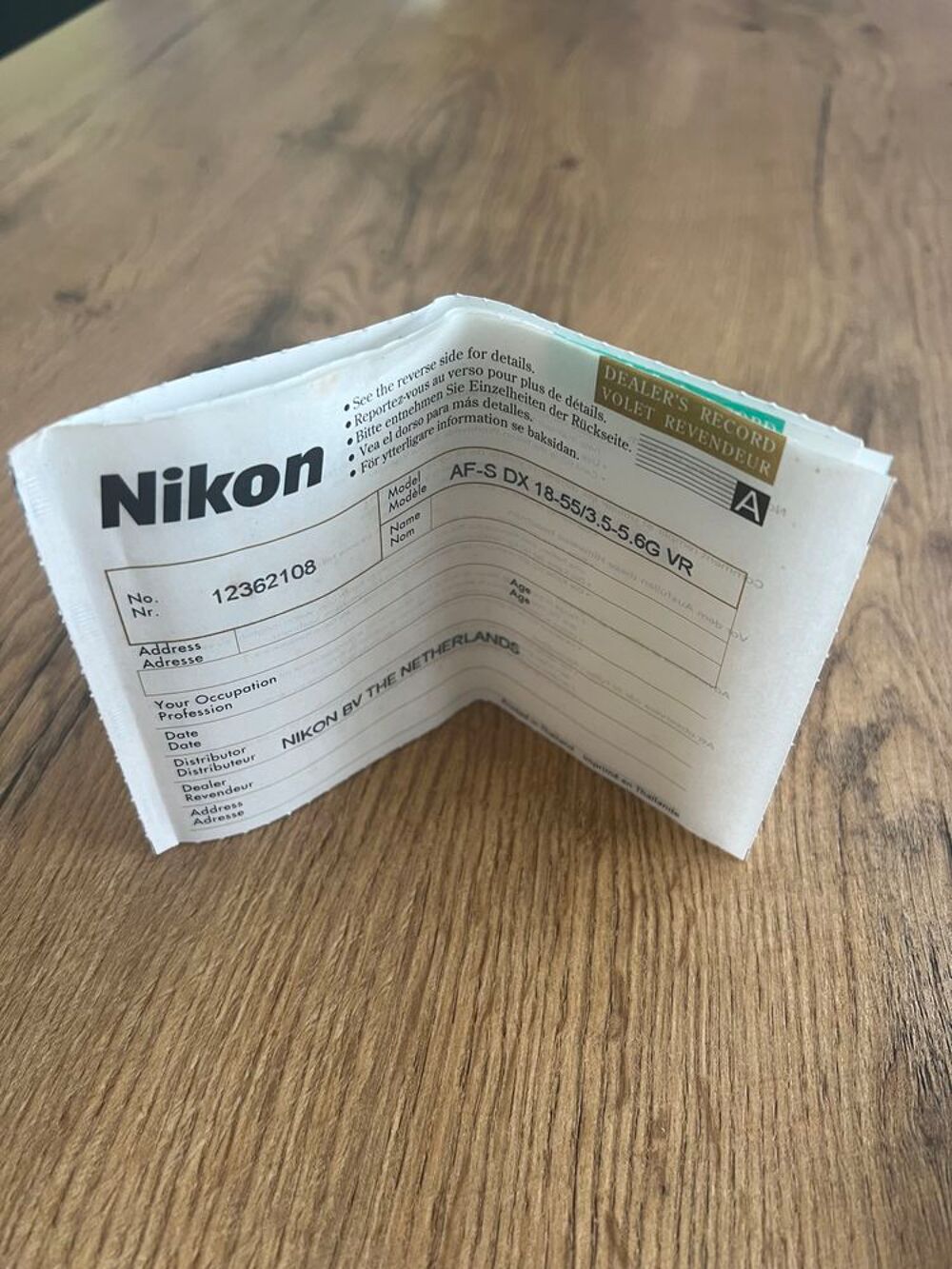 Objectif pour appareil photo NIKON DX AF -S NIKKOR Photos/Video/TV