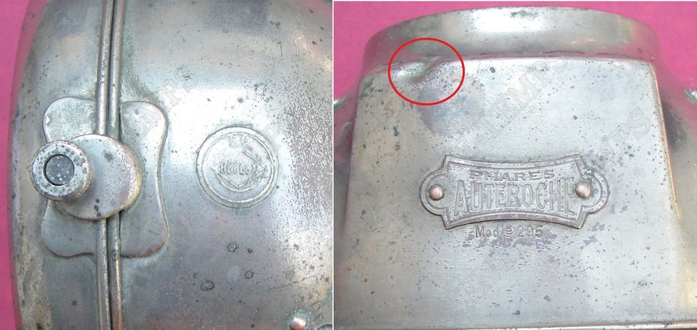 ANCIEN PHARE DE VOITURE AUTEROCHE AC&Eacute;TYL&Egrave;NE &amp; RETROVISEUR MO 