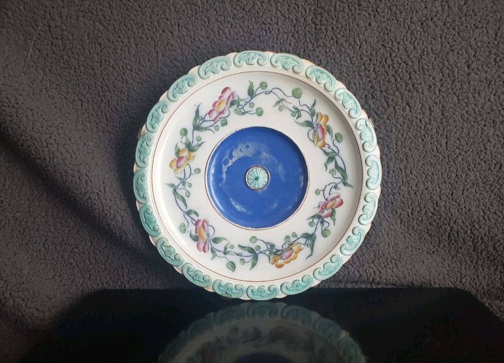 Coupe sur pied du XIX&eacute; Sarreguemines Décoration