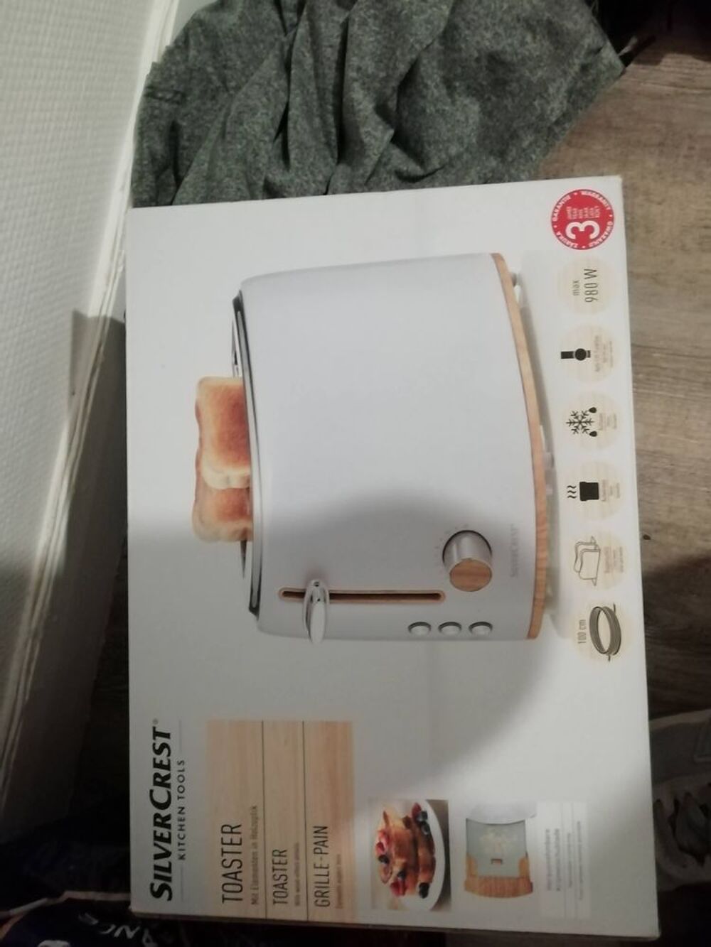 Grille pain toaster neuf Electroménager
