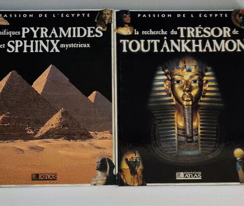 2 livres   Passions de l'Egypte   (8 pice) 15 Hazebrouck (59)