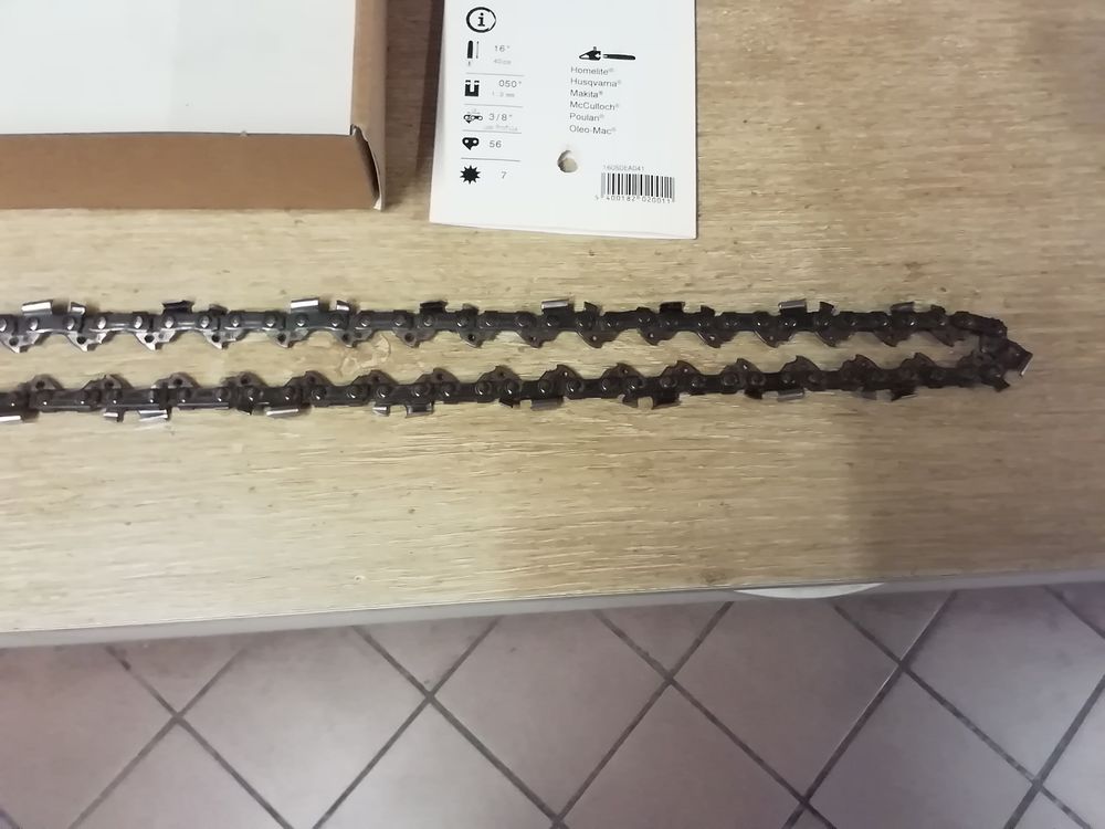 Cha&icirc;ne neuve de tron&ccedil;onneuse Oregon pour guide de 40 cm Bricolage