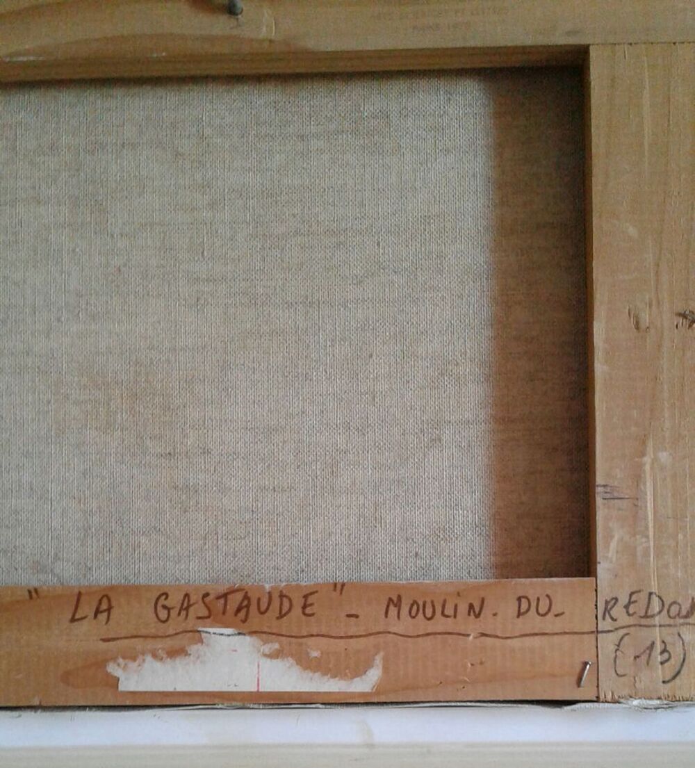  TABLEAU PEINTURE A L'HUILE Décoration