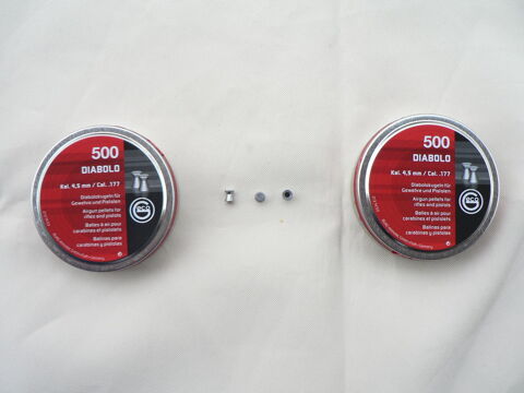 Lot de 1000 plombs diabolo Geco calibre 4,5 mm 8 Lacollonge (90)
