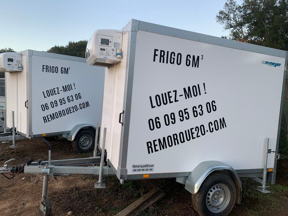   Remorque frigo en Corse 