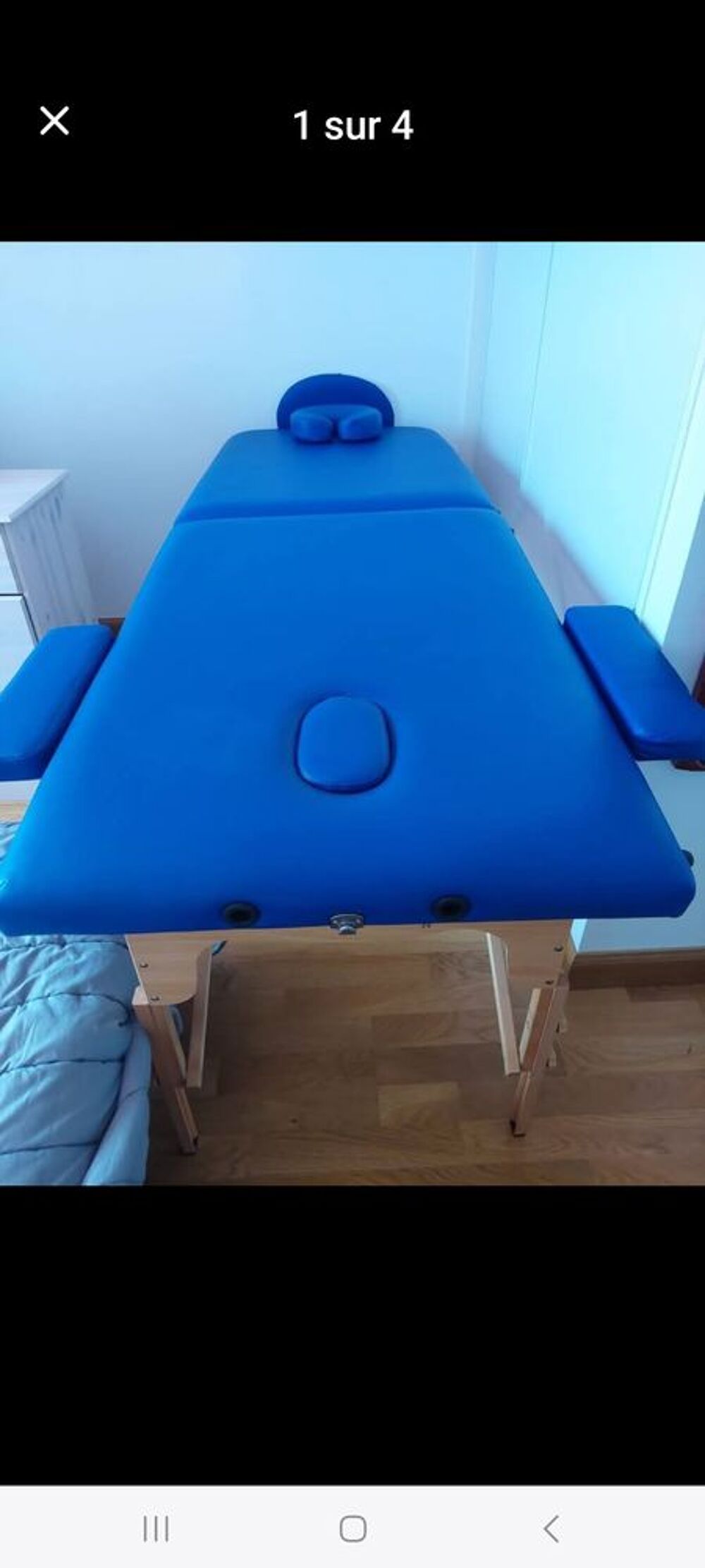 Lot Table de massage+ couverture chauffante+oreiller +housse Meubles