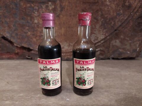 Deux Mignonnettes Liqueur La Fraise Talma Saintoin Orlans
1 Loches (37)