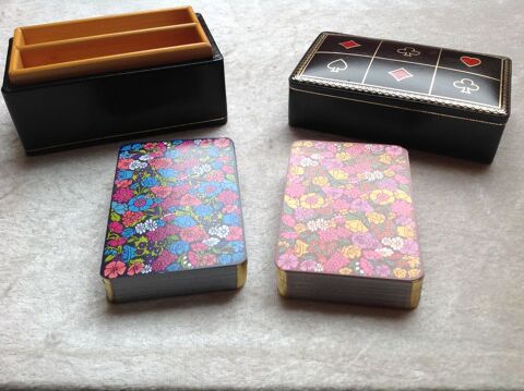 COFFRET BRIDGE DE LUXE EN BOIS MAROUFLE? Envoi Possible 45 Tr�gunc (29)