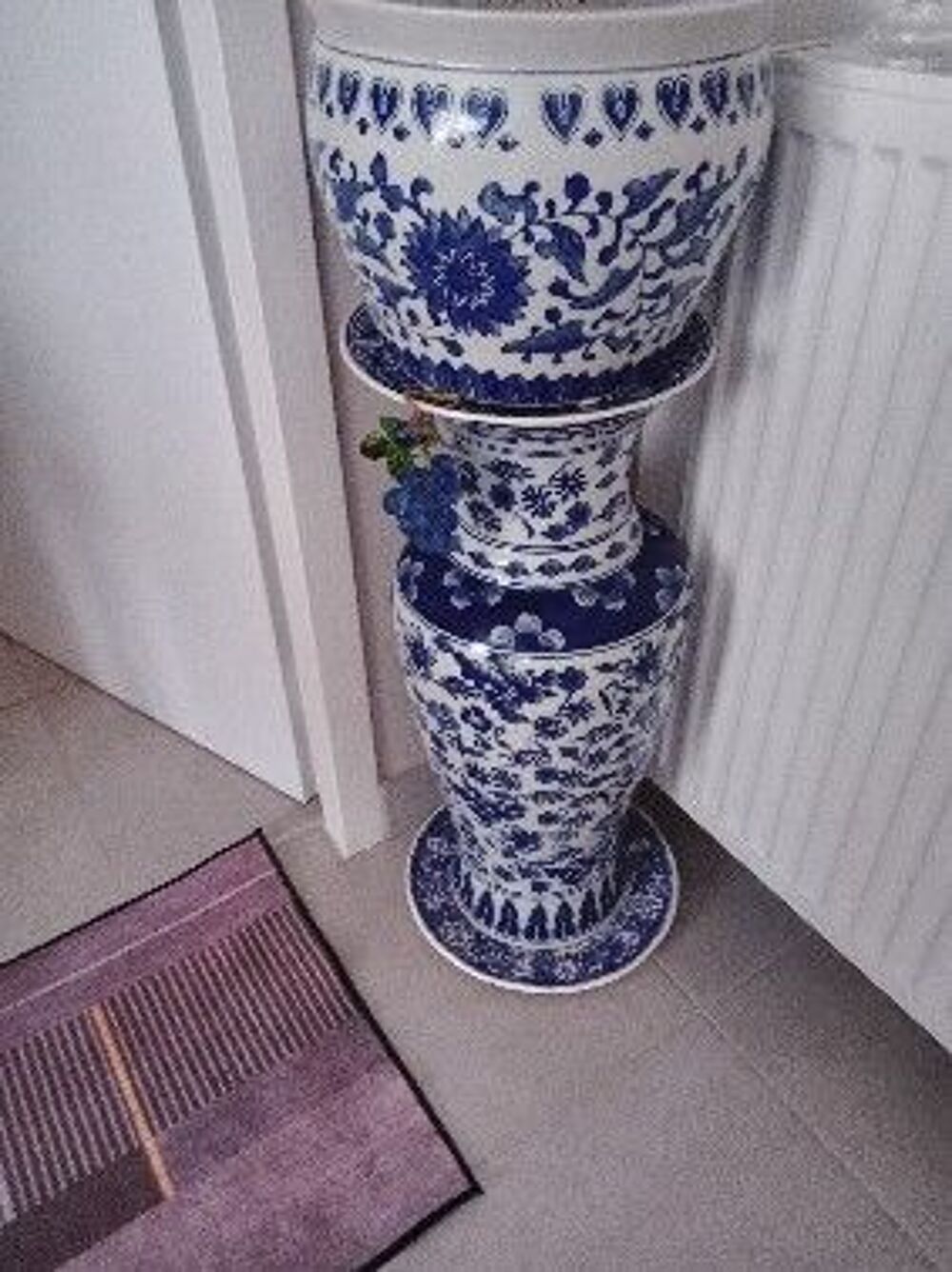GRAND VASE ET CACHE POT ASSORTIS Décoration