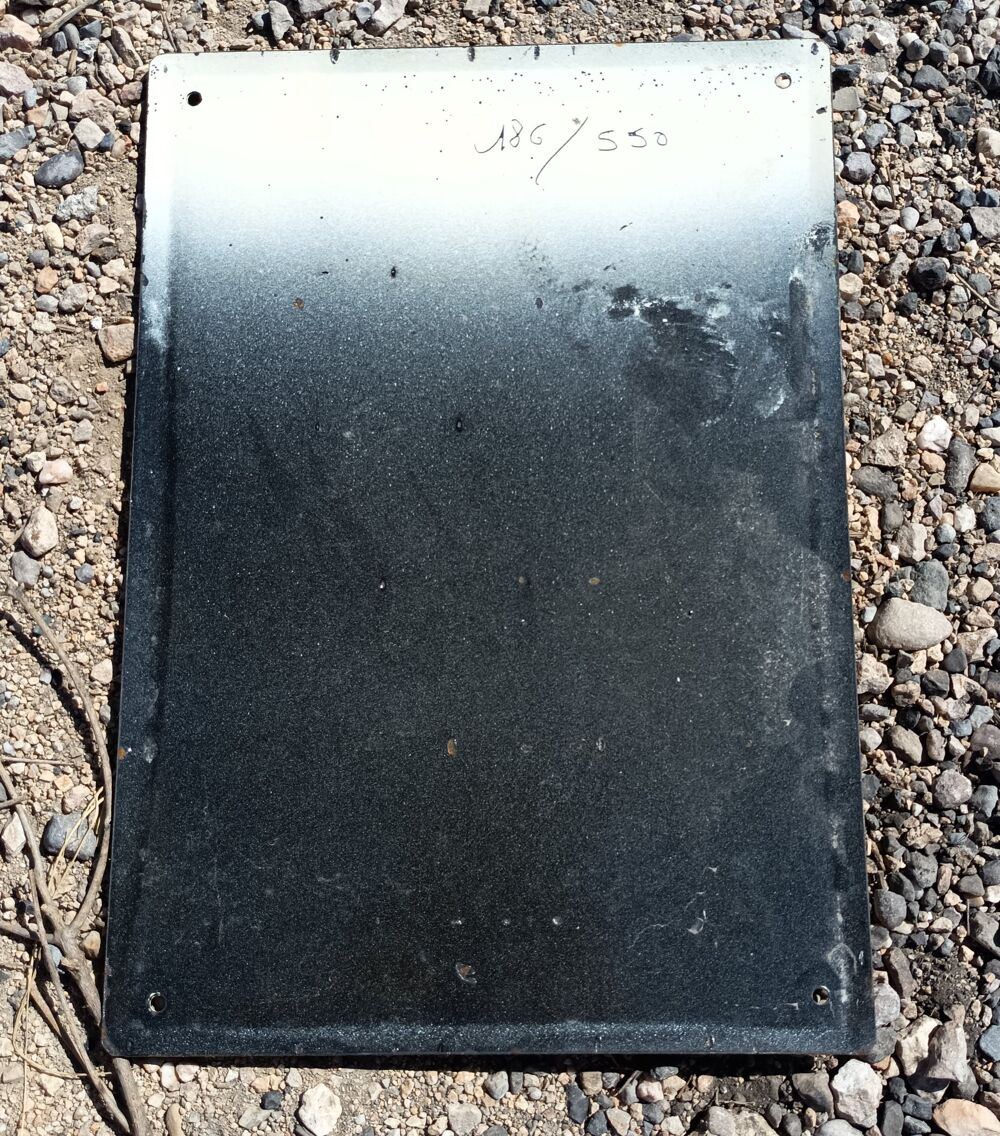 plaque tole emaillee Braderie de Lille de 1995 Bricolage