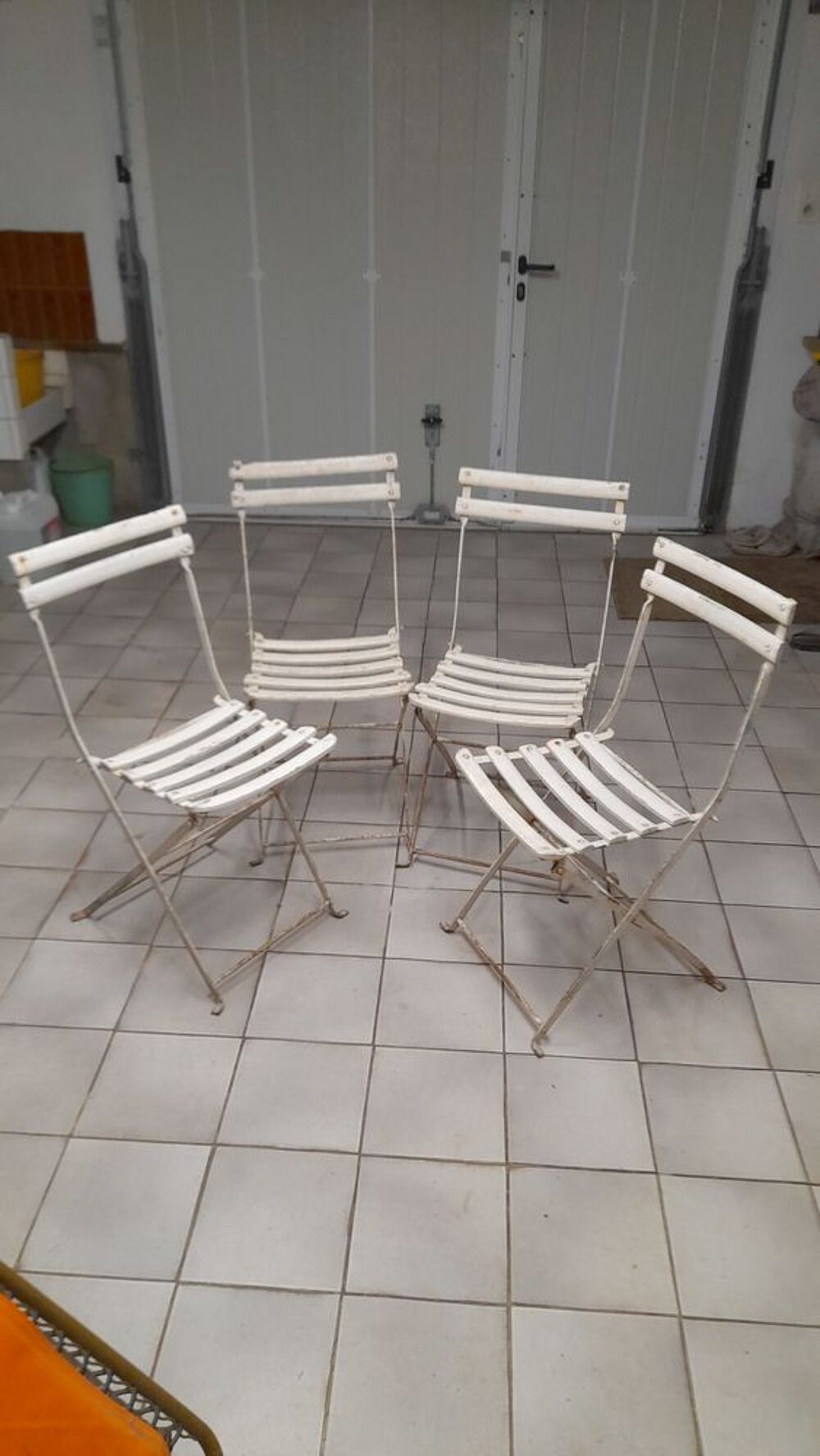 4 chaises de jardins Meubles