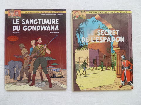 2 bandes dessines de BLAKE et MORTIMER 10 Lyon 8 (69)