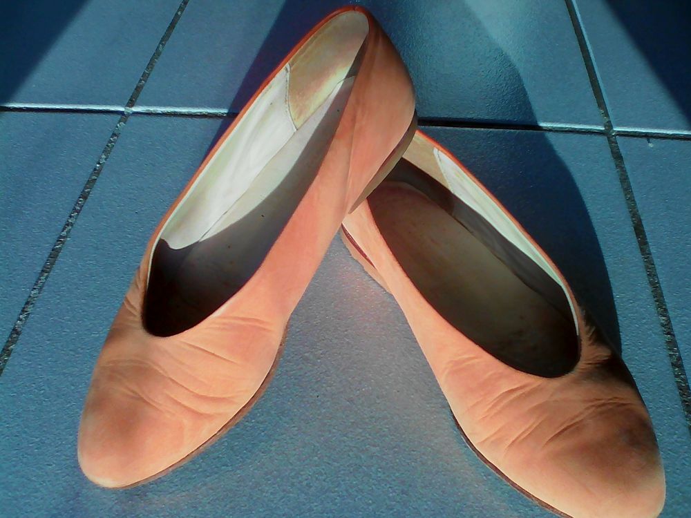 Ballerines / Escarpins Daim saumon Femme 36 MIROTON Chaussures