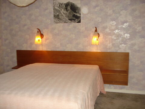 Tte de lit teck vintage avec tablettes incorpores 90 Thonon-les-Bains (74)