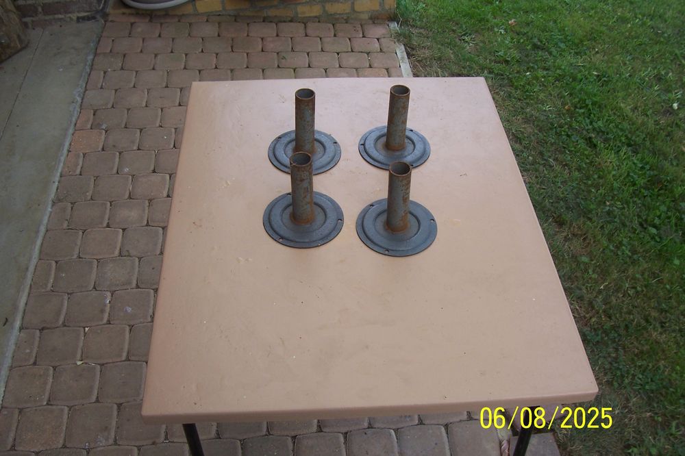 pieds tr&egrave;s solide en fer Bricolage