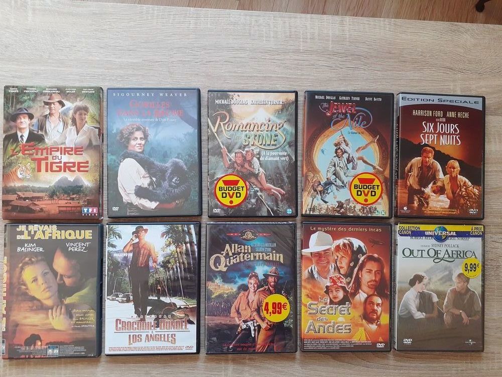 DVD Aventures "Out of Africa " .... DVD et blu-ray