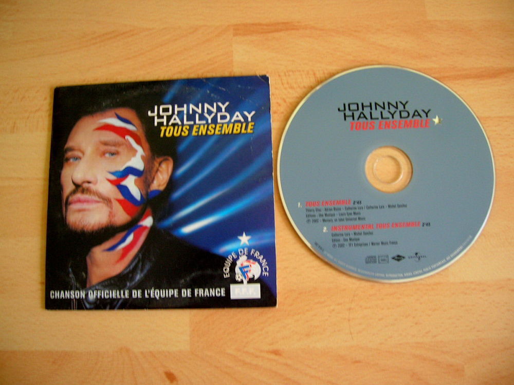 CD JOHNNY HALLYDAY Tous ensemble CD et vinyles