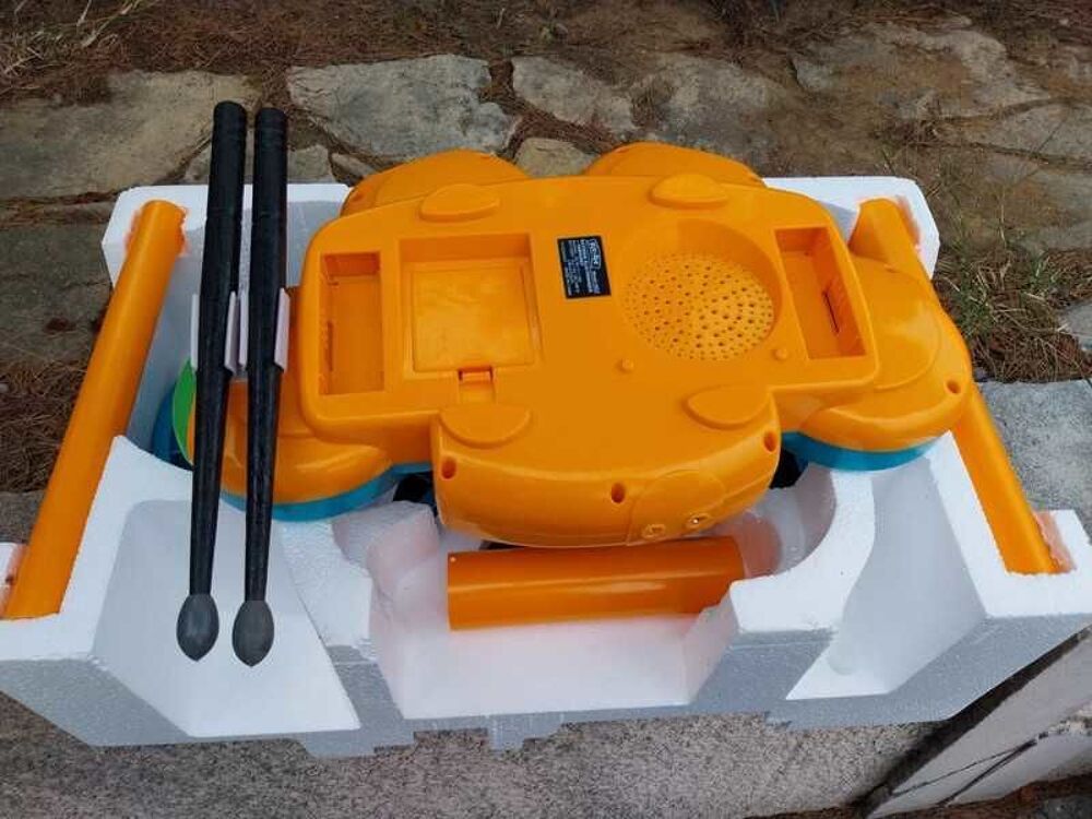 Batterie &eacute;lectronique vintage Rik &amp; Rok + tabouret ann&eacute;e 2000 Jeux / jouets