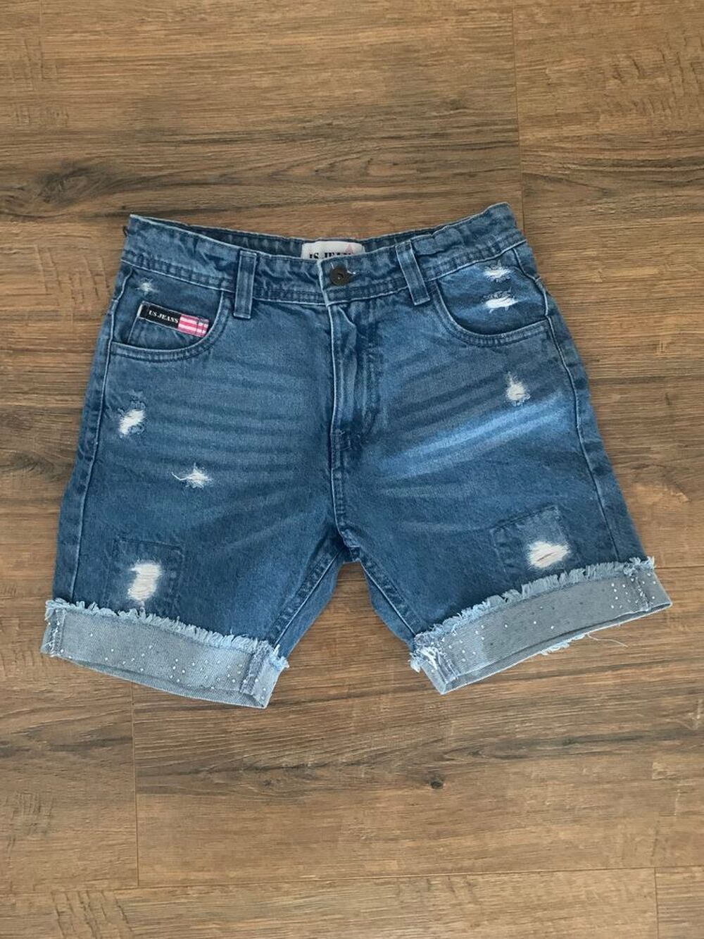 Short en jean enfant fille " US Jeans " Vêtements enfants