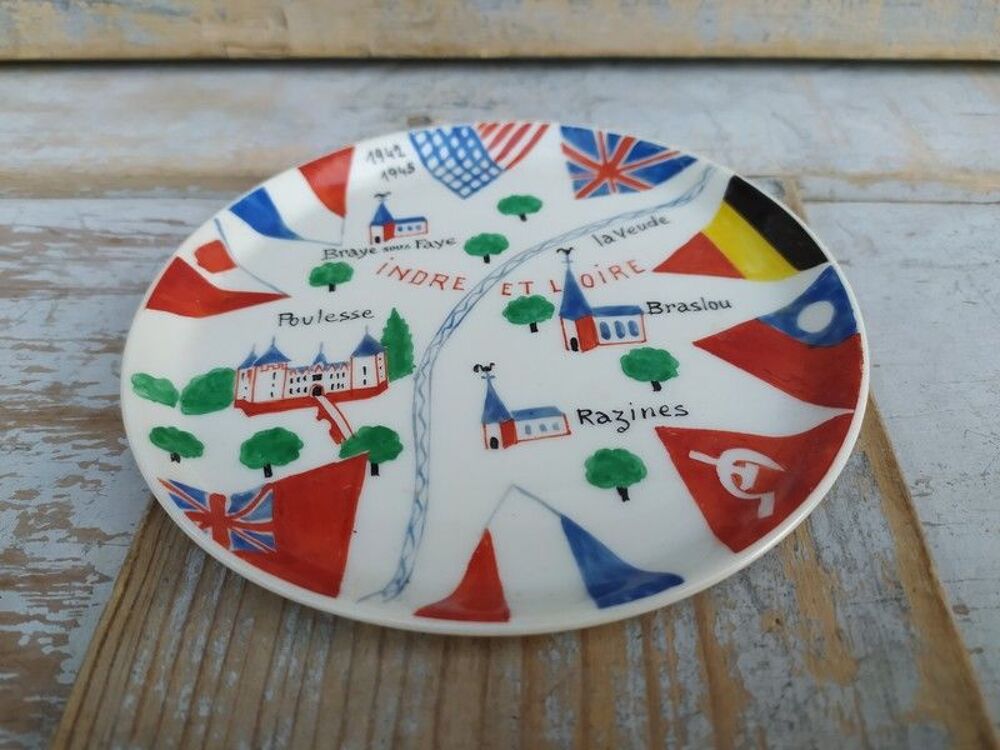 Porcelaine Delvaux Guerre Mondiale WW2 Indre et Loire 