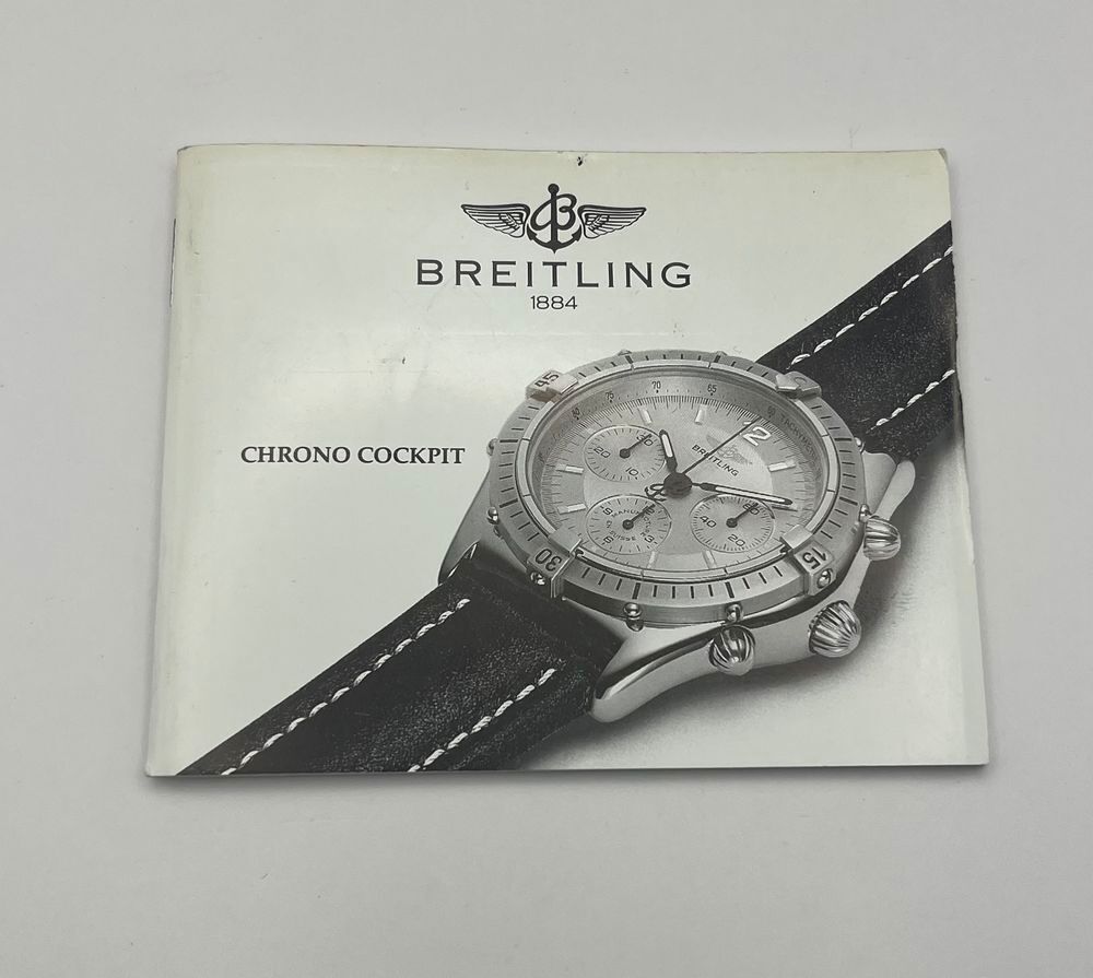 Manuel instructions pour montre Breitling Cockpit Bijoux et montres