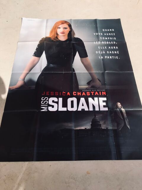 Affiche de cinéma originale   Miss Sloane   15 Mottier (38)