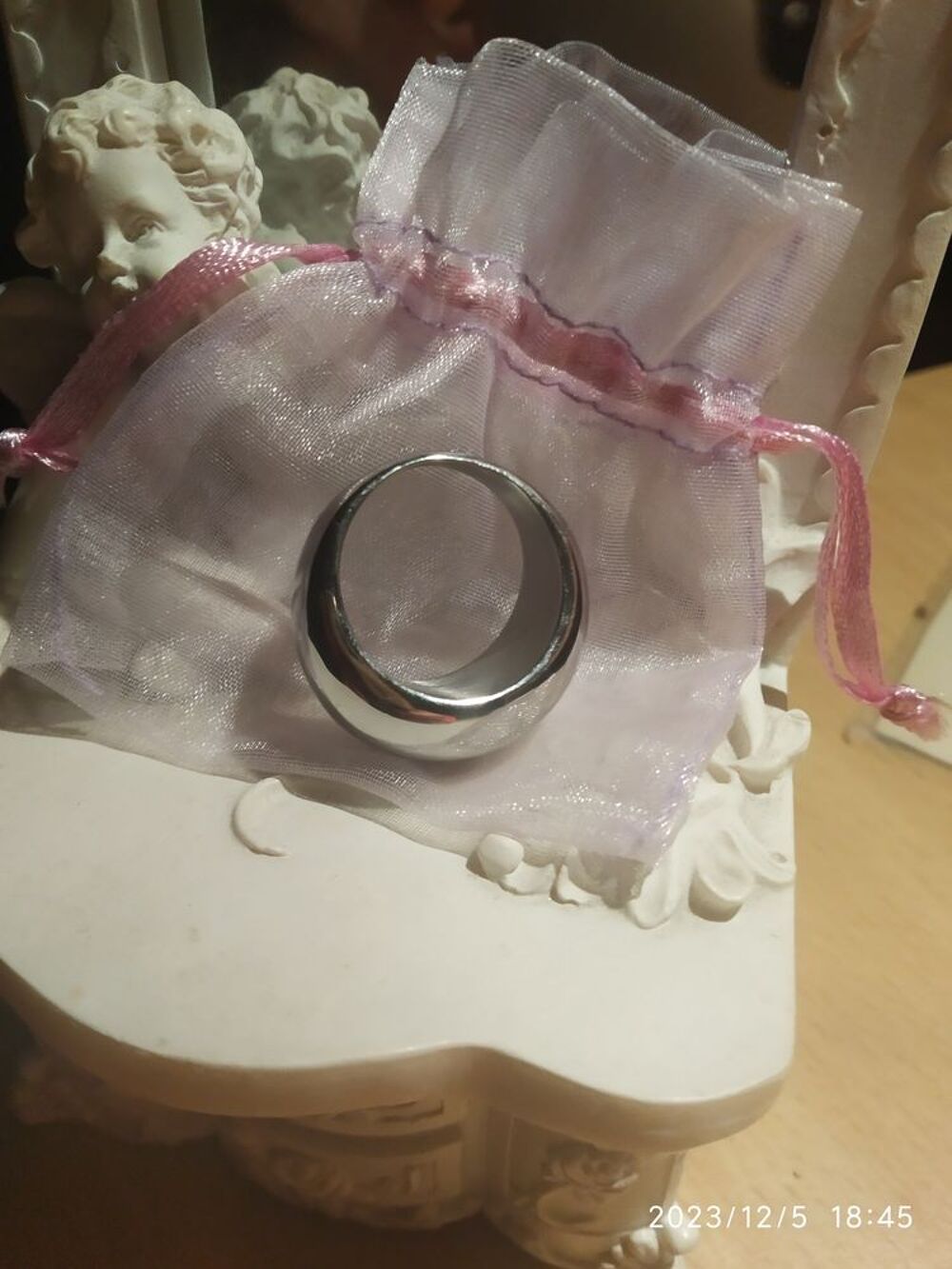 Bague acier Bijoux et montres