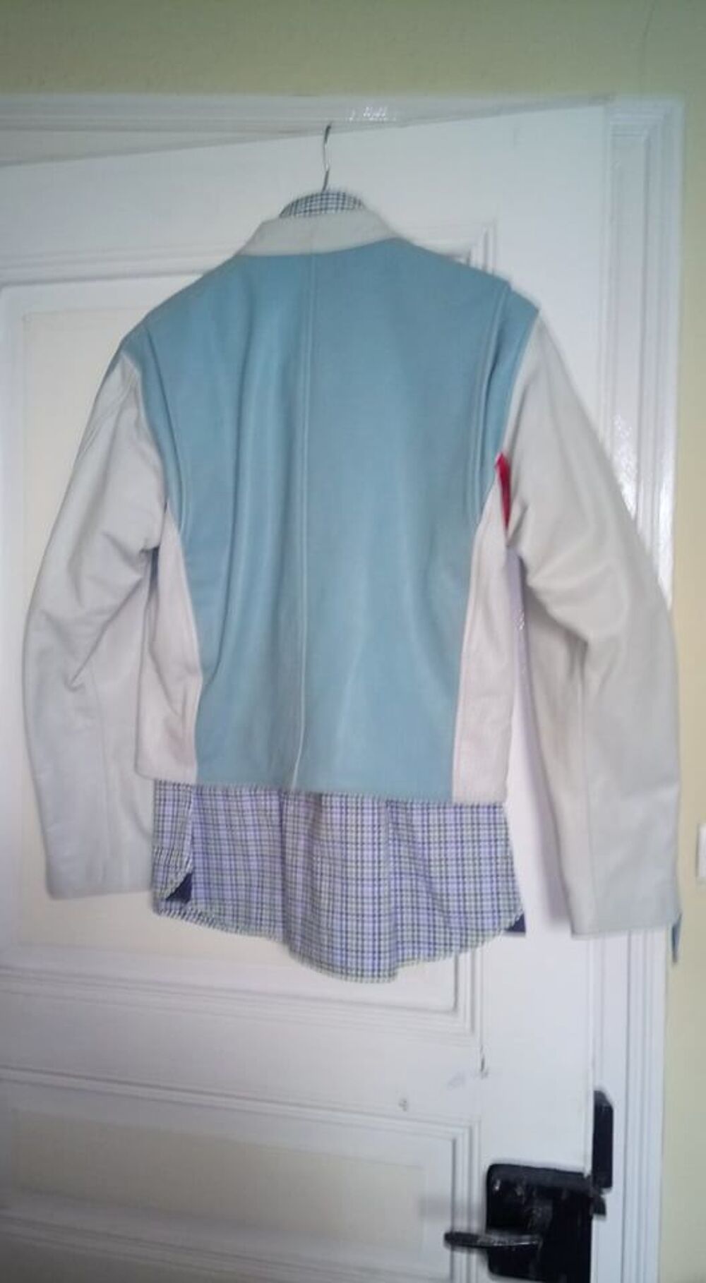 Blouson / Veste TEDDY SMITH en cuir taille L jamais port&eacute; . Vêtements