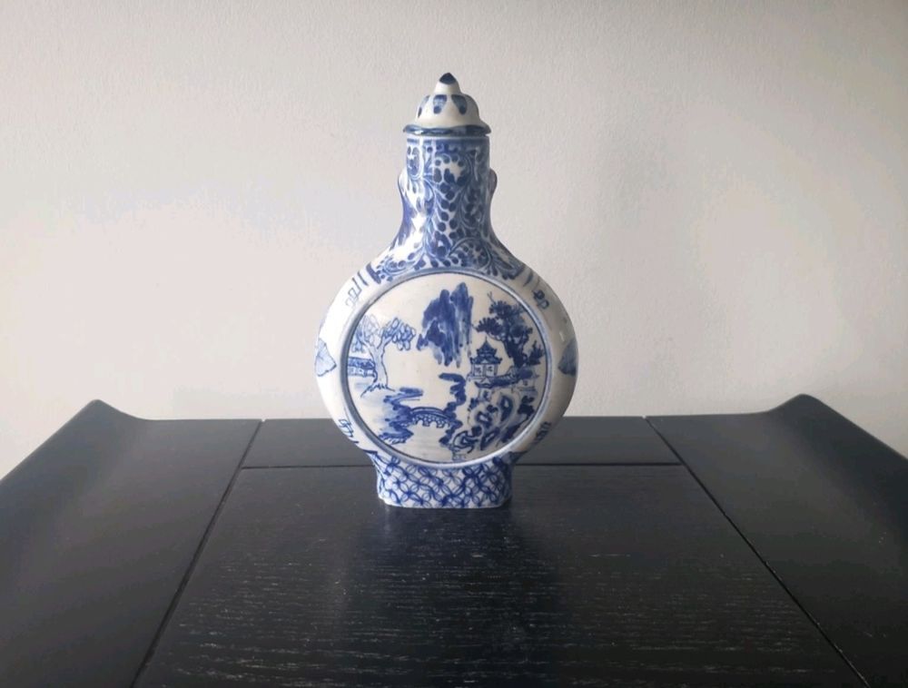 Gourde de lune Baoyueping ann&eacute;e 60-70 Décoration